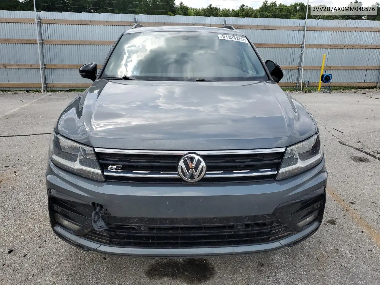 2021 Volkswagen Tiguan Se VIN: 3VV2B7AX0MM048576 Lot: 61923265