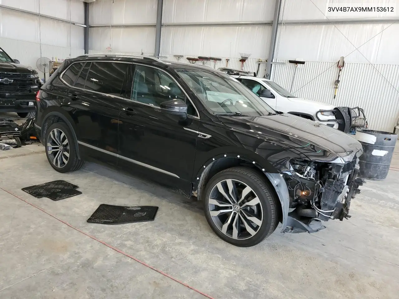 2021 Volkswagen Tiguan Sel Premium R-Line VIN: 3VV4B7AX9MM153612 Lot: 62578215