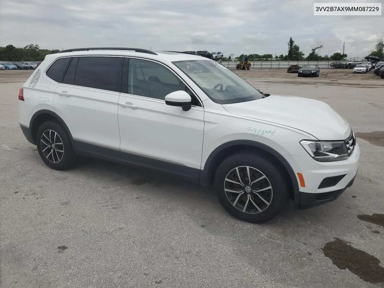 2021 Volkswagen Tiguan Se VIN: 3VV2B7AX9MM087229 Lot: 62650165