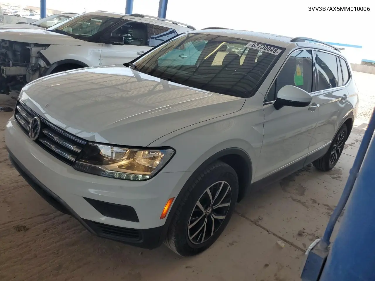 2021 Volkswagen Tiguan Se VIN: 3VV3B7AX5MM010006 Lot: 62730045