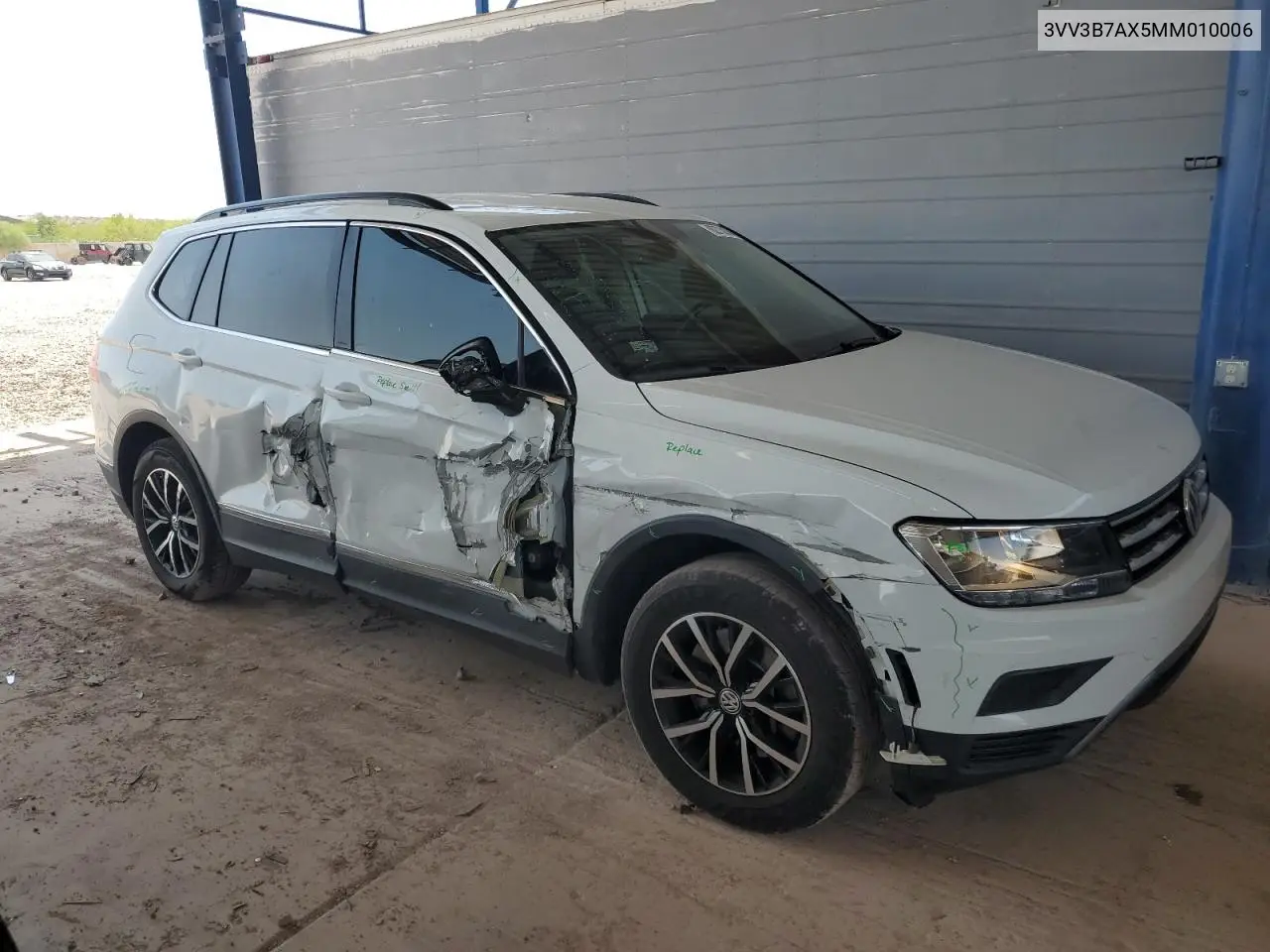 2021 Volkswagen Tiguan Se VIN: 3VV3B7AX5MM010006 Lot: 62730045