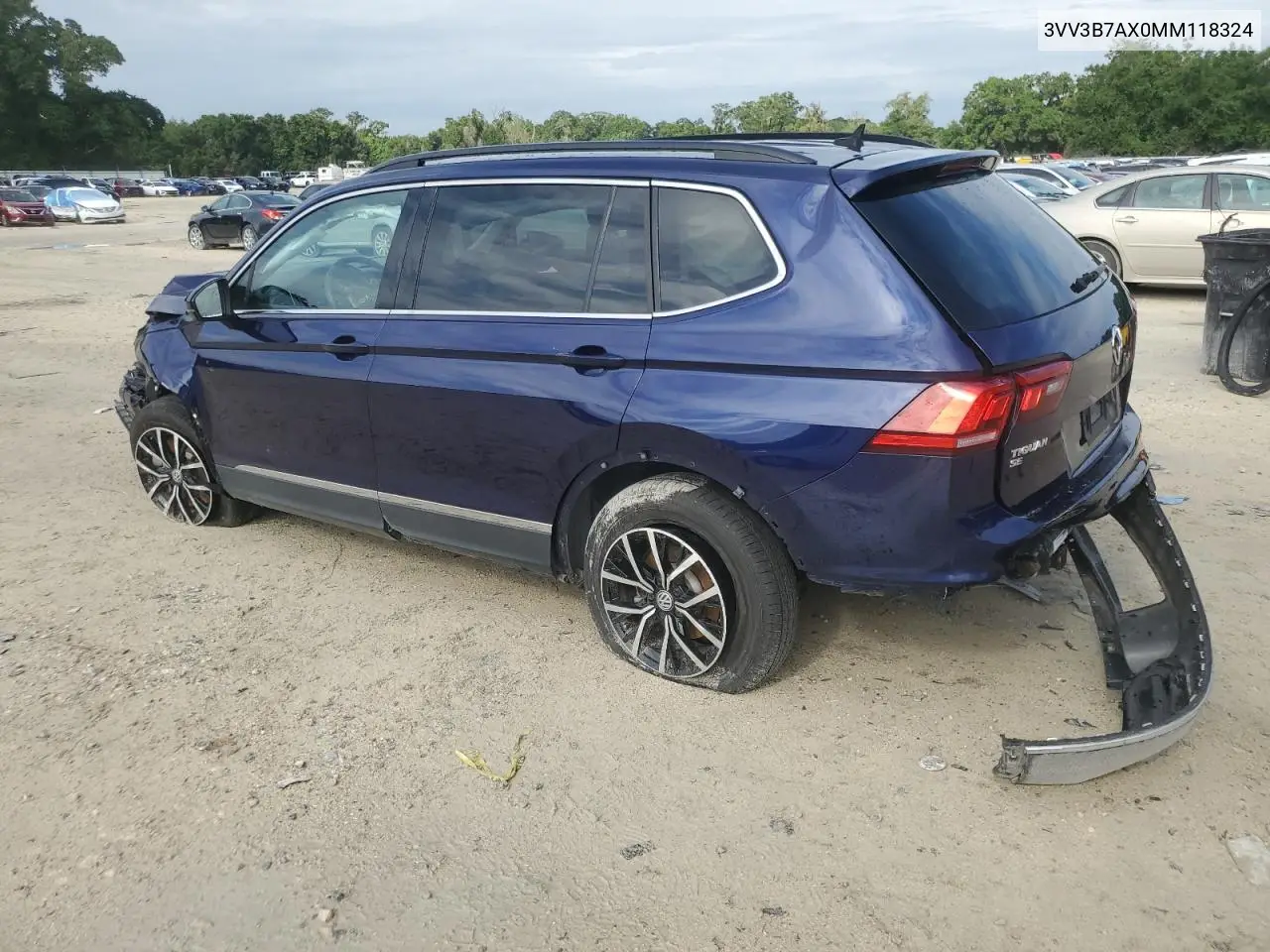 2021 Volkswagen Tiguan Se VIN: 3VV3B7AX0MM118324 Lot: 63015145
