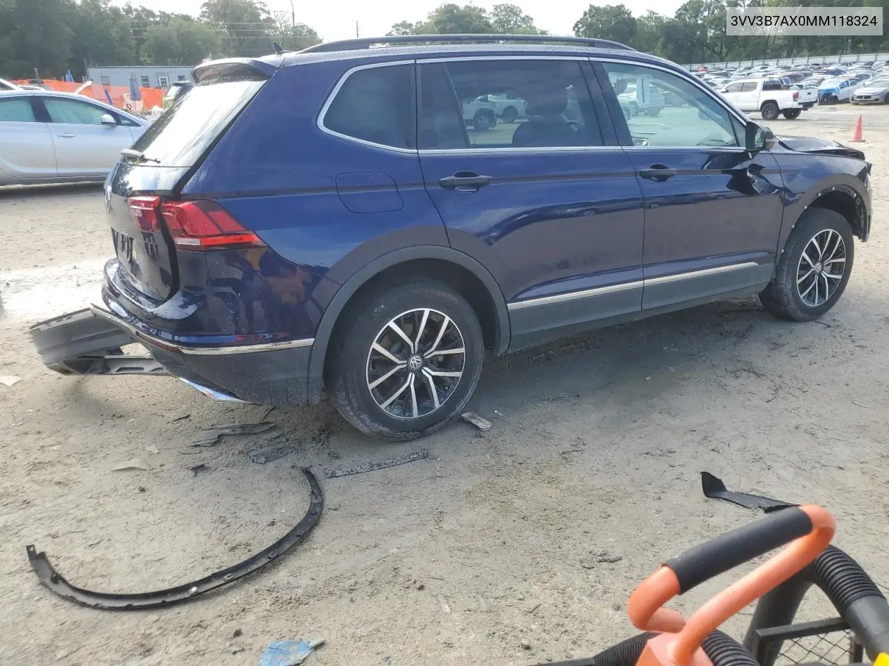 2021 Volkswagen Tiguan Se VIN: 3VV3B7AX0MM118324 Lot: 63015145