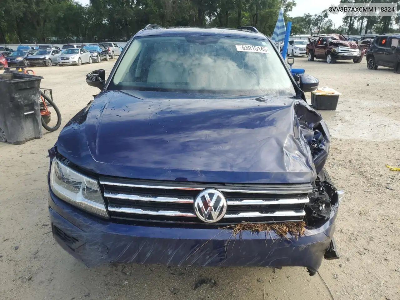 2021 Volkswagen Tiguan Se VIN: 3VV3B7AX0MM118324 Lot: 63015145