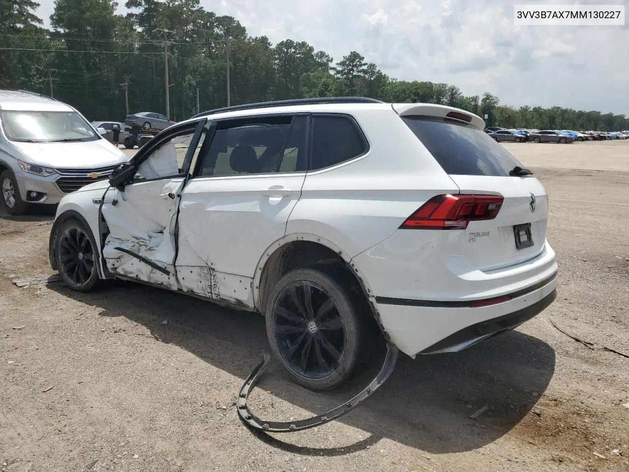 2021 Volkswagen Tiguan Se VIN: 3VV3B7AX7MM130227 Lot: 63086575