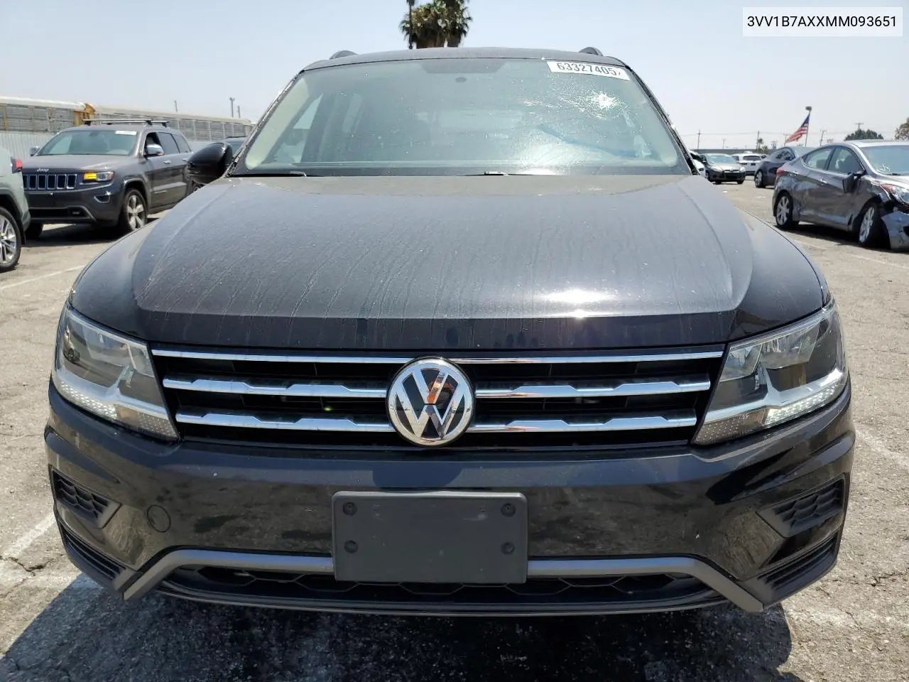 2021 Volkswagen Tiguan S VIN: 3VV1B7AXXMM093651 Lot: 63327405