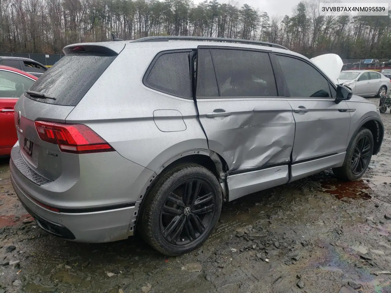 2022 Volkswagen Tiguan Se R-Line Black VIN: 3VV8B7AX4NM095539 Lot: 50128775