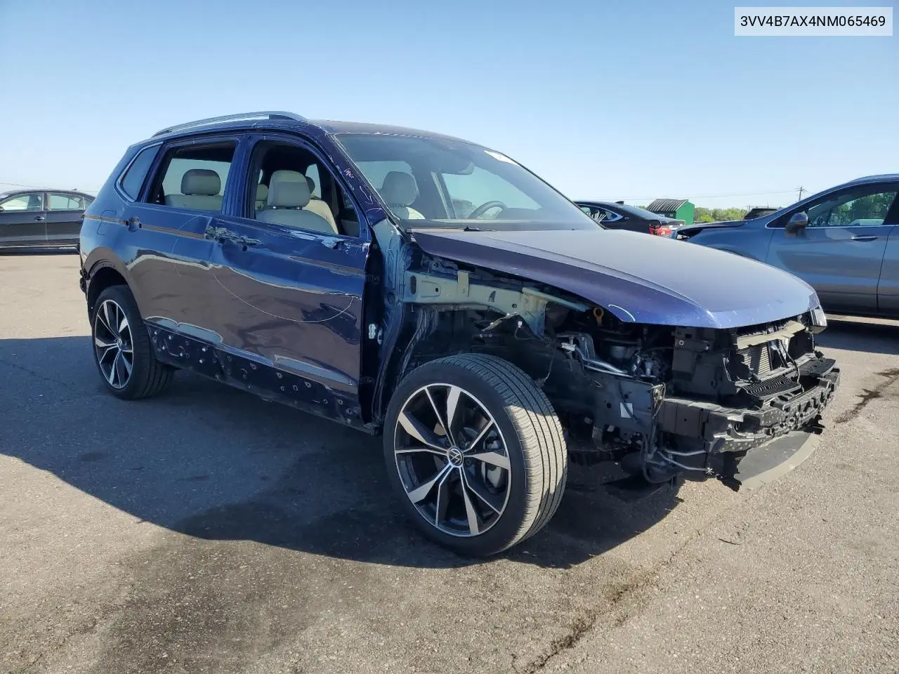 2022 Volkswagen Tiguan Sel R-Line VIN: 3VV4B7AX4NM065469 Lot: 55460705