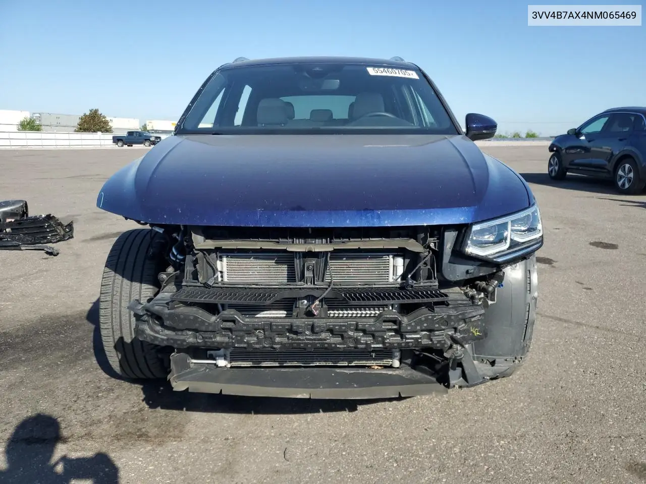 2022 Volkswagen Tiguan Sel R-Line VIN: 3VV4B7AX4NM065469 Lot: 55460705