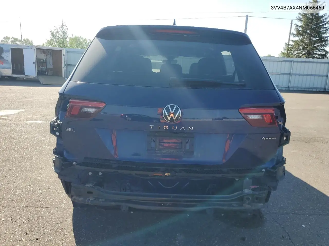 2022 Volkswagen Tiguan Sel R-Line VIN: 3VV4B7AX4NM065469 Lot: 55460705