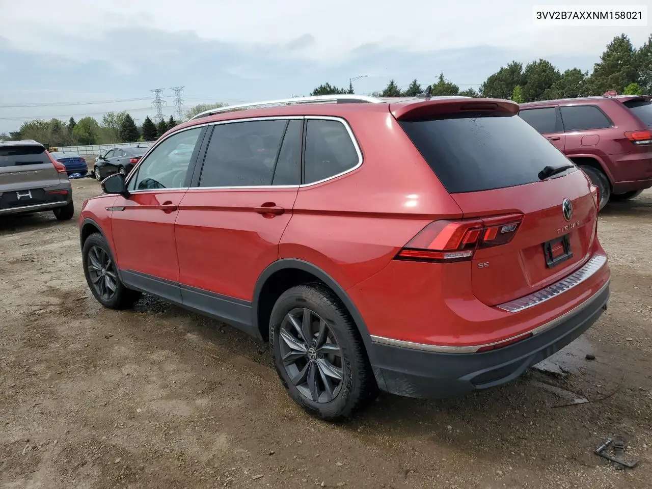 2022 Volkswagen Tiguan Se VIN: 3VV2B7AXXNM158021 Lot: 55578835