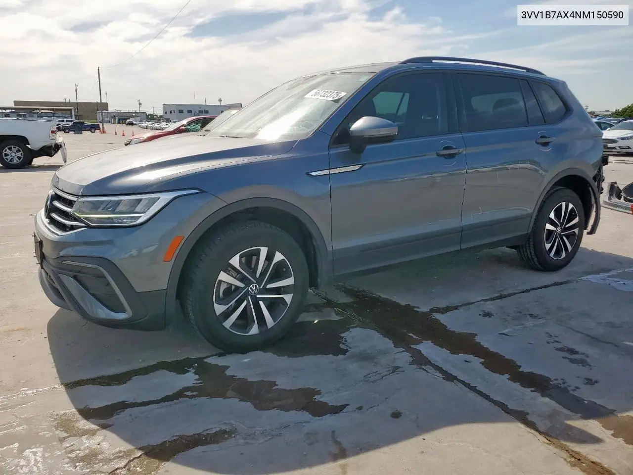 2022 Volkswagen Tiguan S VIN: 3VV1B7AX4NM150590 Lot: 56732375