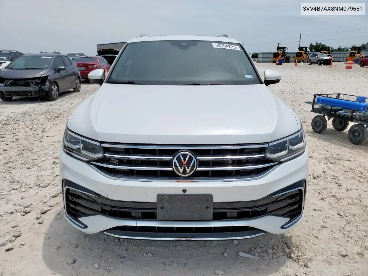 2022 Volkswagen Tiguan Sel R-Line VIN: 3VV4B7AX8NM079651 Lot: 56794225