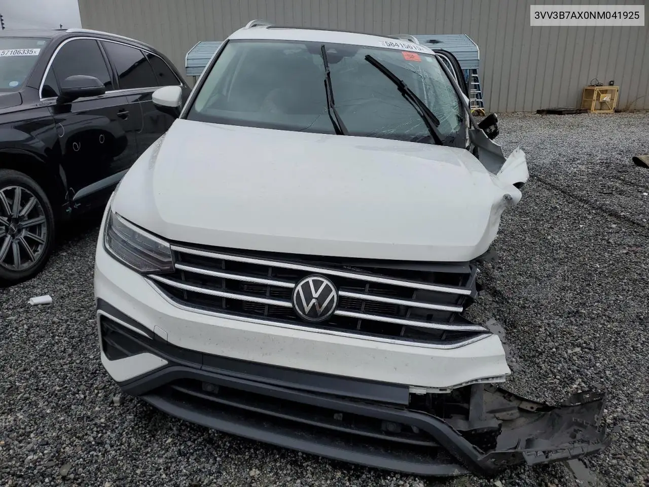 2022 Volkswagen Tiguan Se VIN: 3VV3B7AX0NM041925 Lot: 58415615