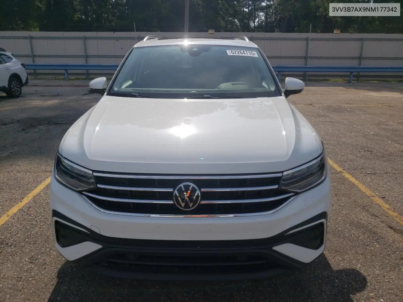2022 Volkswagen Tiguan Se VIN: 3VV3B7AX9NM177342 Lot: 62264715