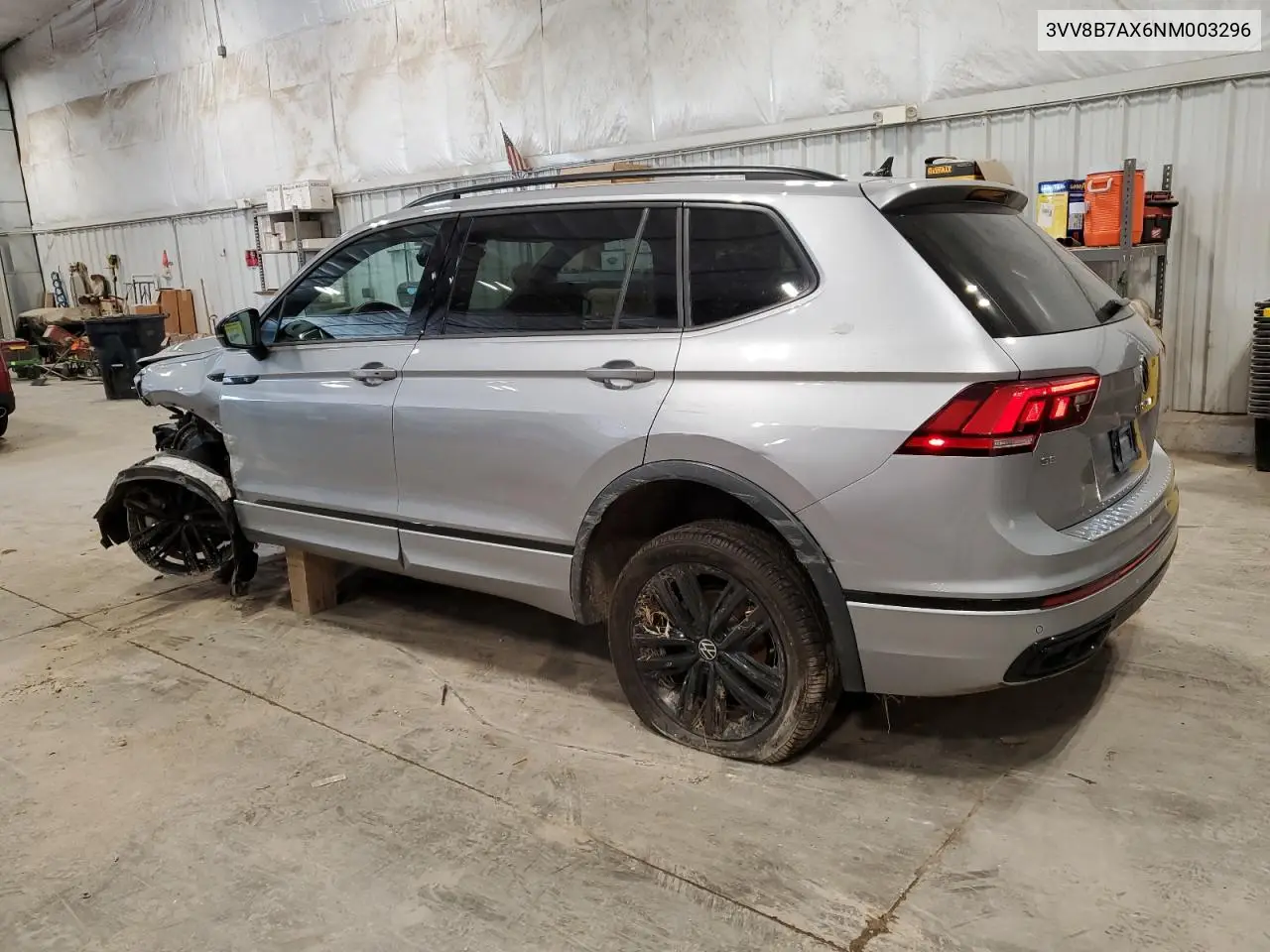 2022 Volkswagen Tiguan Se R-Line Black VIN: 3VV8B7AX6NM003296 Lot: 62535975