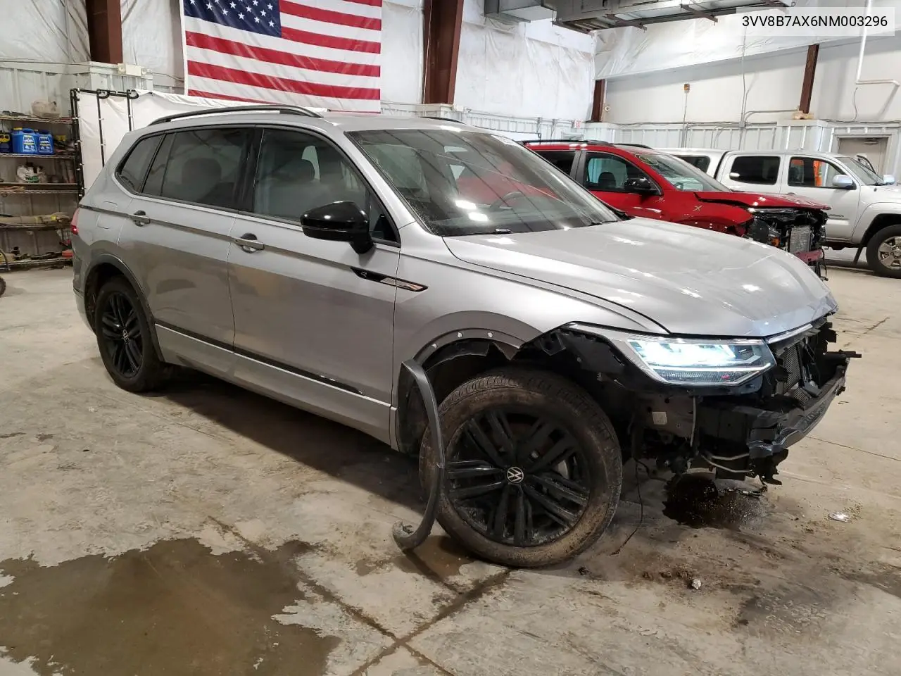 2022 Volkswagen Tiguan Se R-Line Black VIN: 3VV8B7AX6NM003296 Lot: 62535975