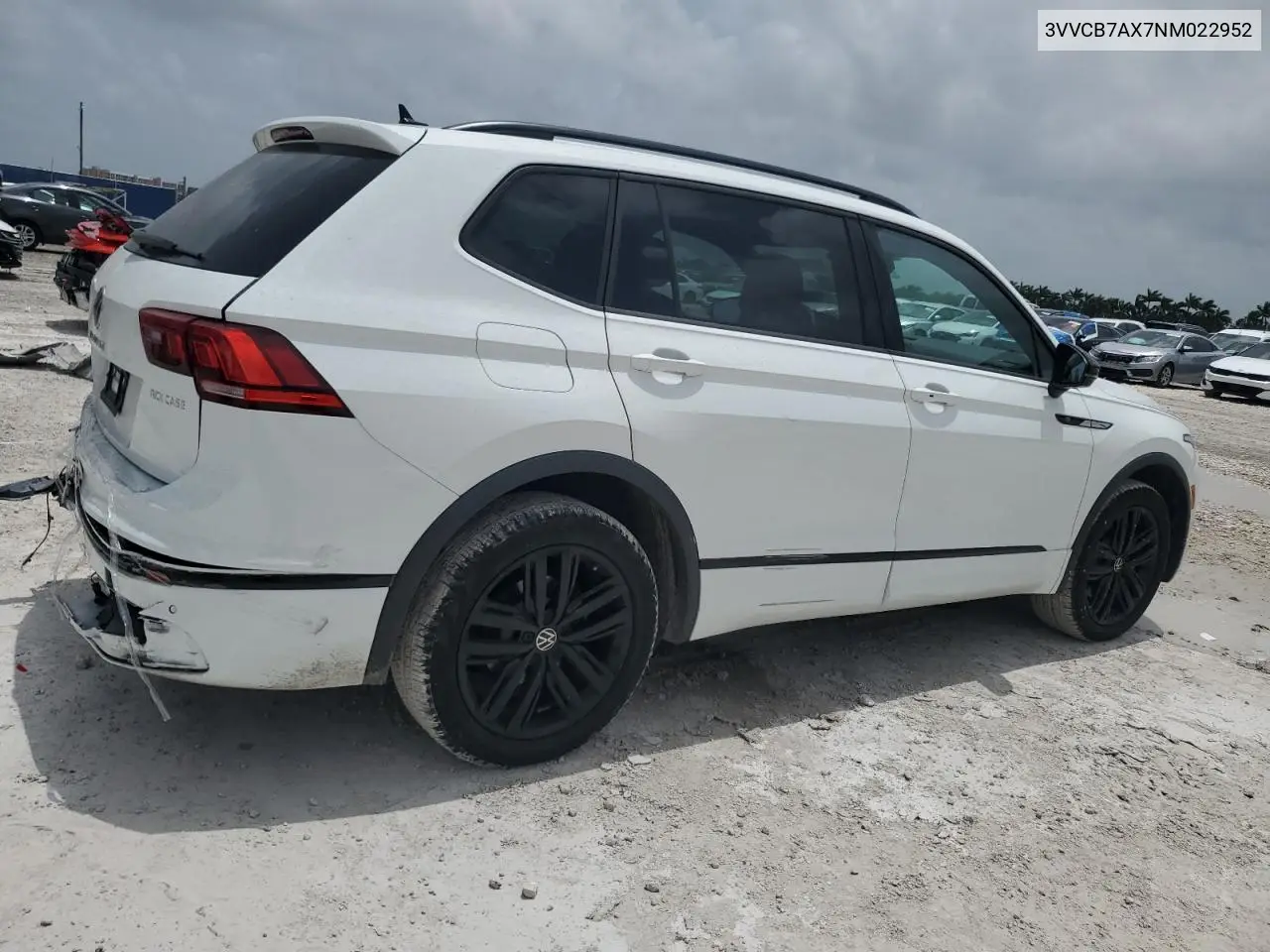 2022 Volkswagen Tiguan Se R-Line Black VIN: 3VVCB7AX7NM022952 Lot: 62689115