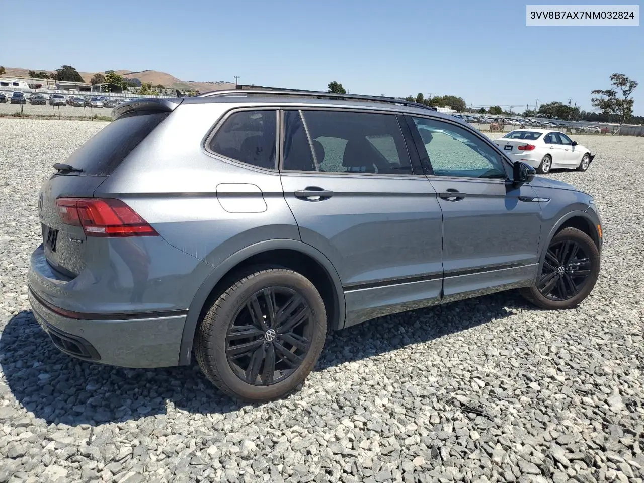 2022 Volkswagen Tiguan Se R-Line Black VIN: 3VV8B7AX7NM032824 Lot: 62884115