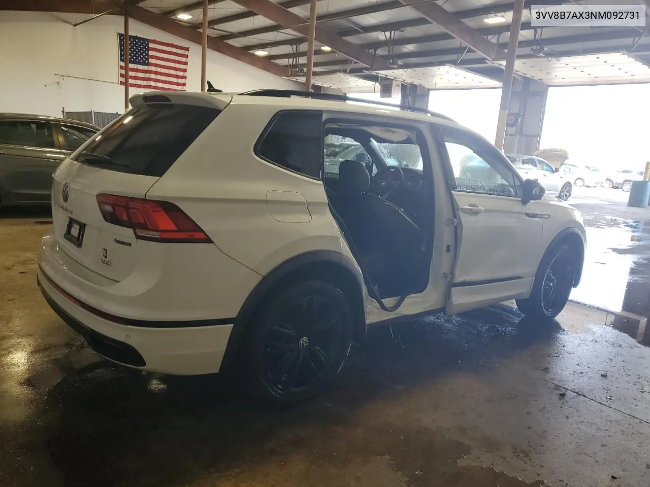 2022 Volkswagen Tiguan Se R-Line Black VIN: 3VV8B7AX3NM092731 Lot: 63430355