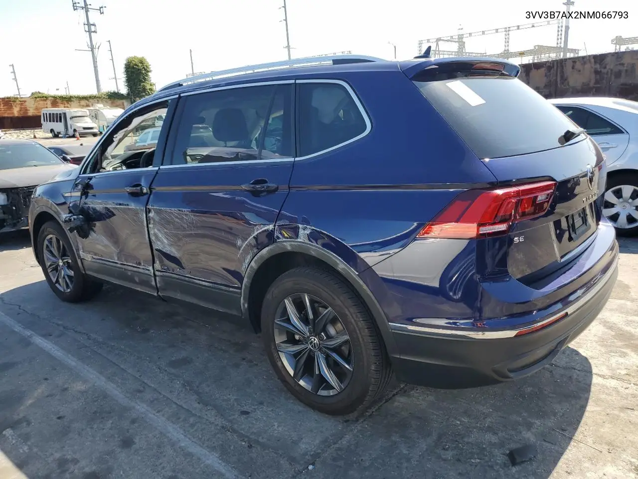 2022 Volkswagen Tiguan Se VIN: 3VV3B7AX2NM066793 Lot: 63607975