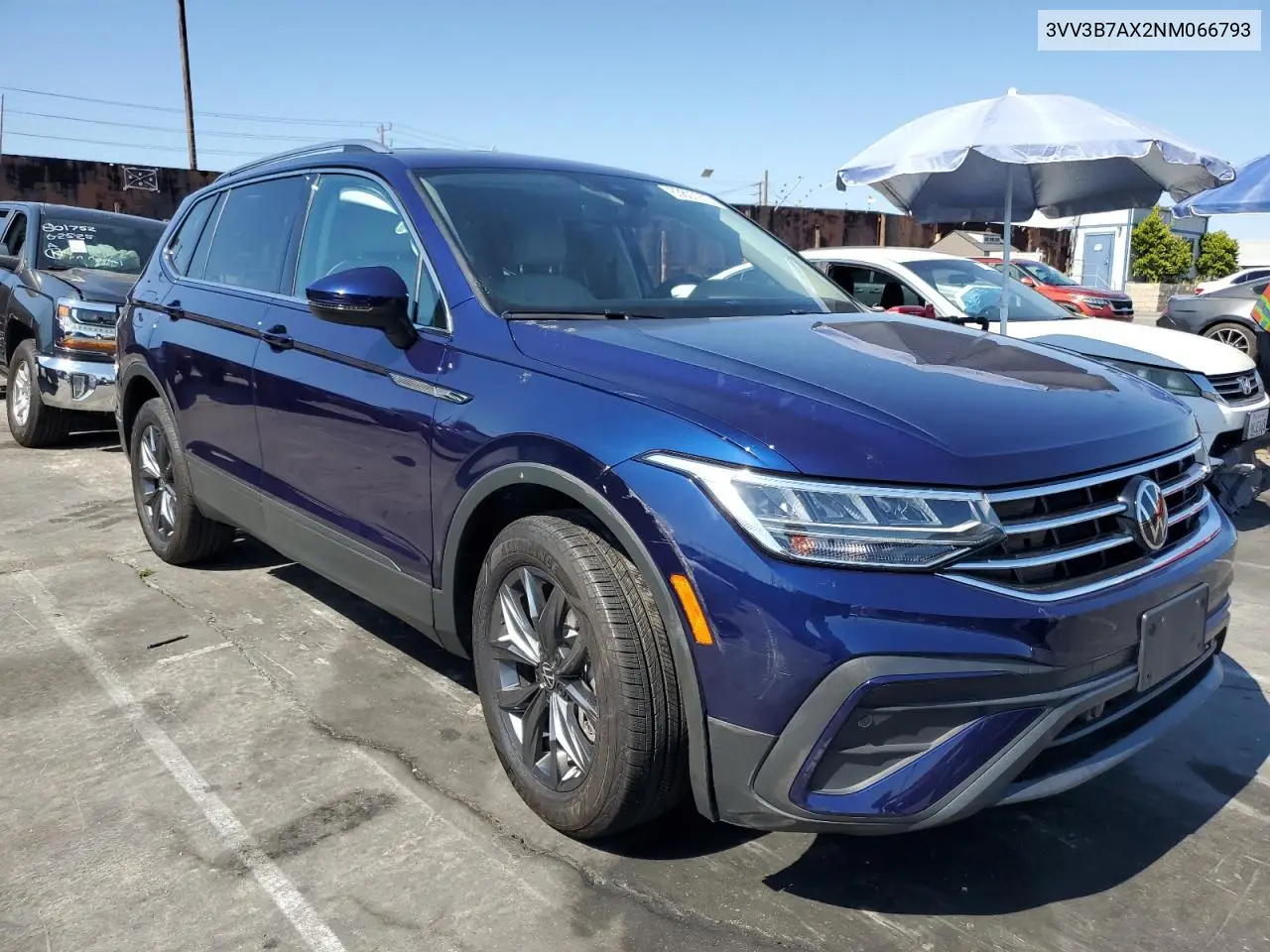 2022 Volkswagen Tiguan Se VIN: 3VV3B7AX2NM066793 Lot: 63607975