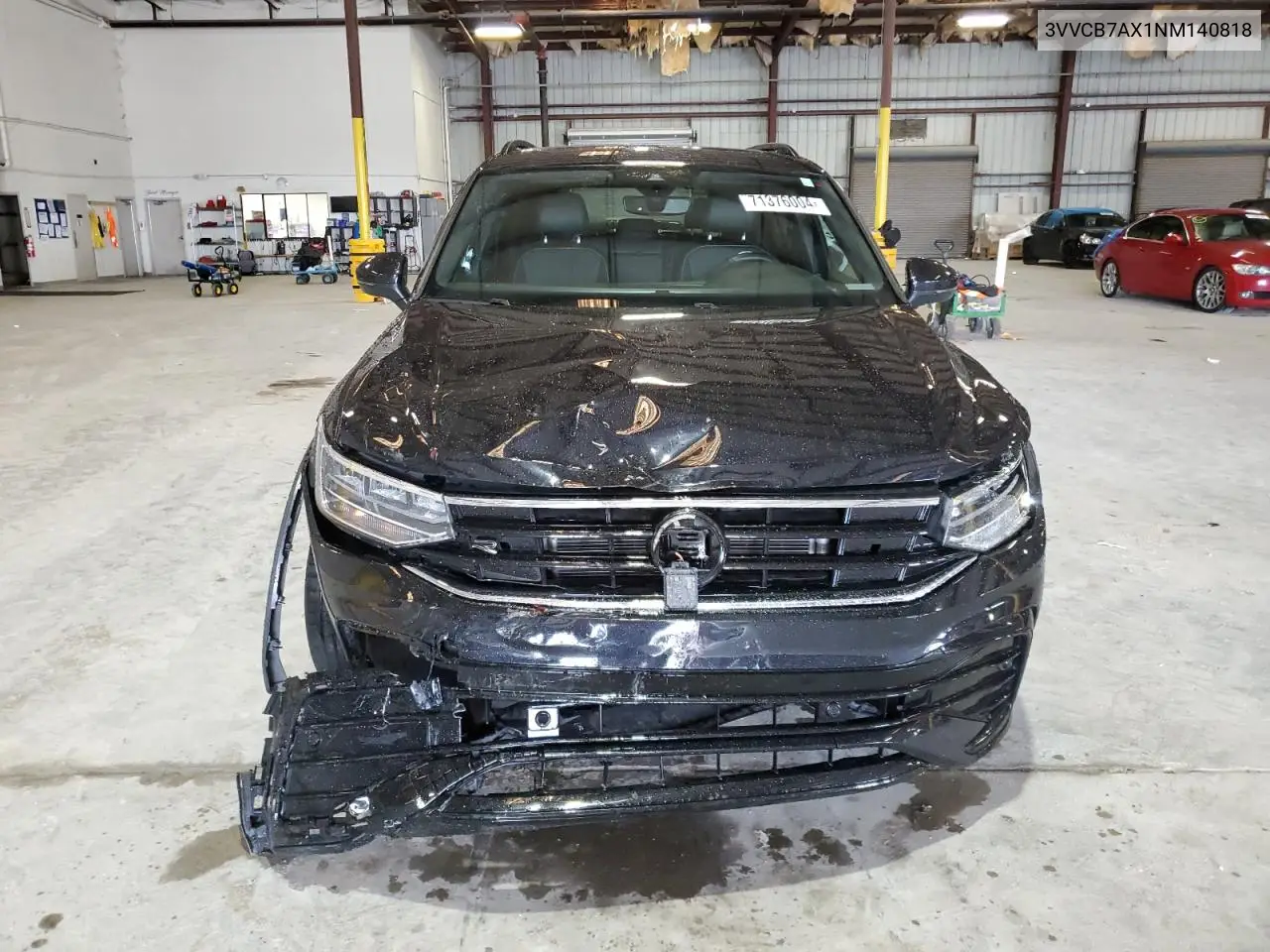 2022 Volkswagen Tiguan Se R-Line Black VIN: 3VVCB7AX1NM140818 Lot: 71376004