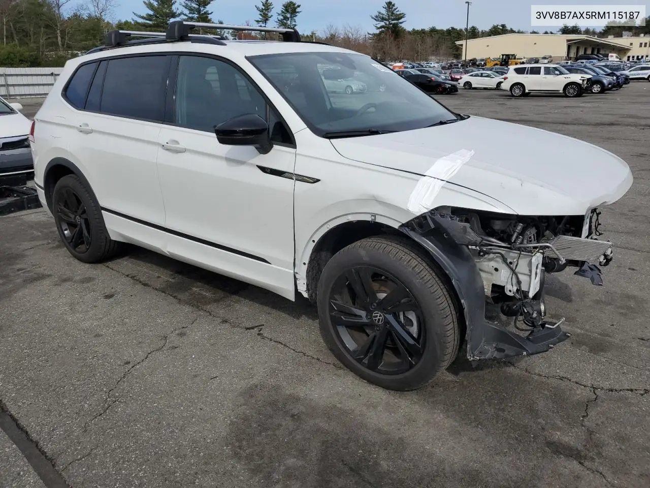 2024 Volkswagen Tiguan Se R-Line Black VIN: 3VV8B7AX5RM115187 Lot: 51988645