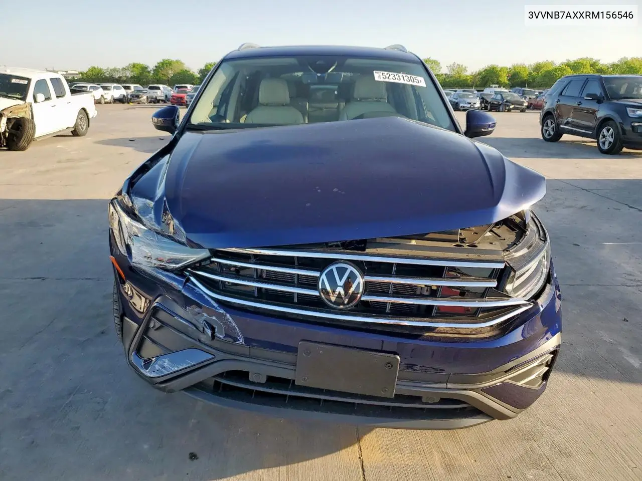 2024 Volkswagen Tiguan Se VIN: 3VVNB7AXXRM156546 Lot: 52331305