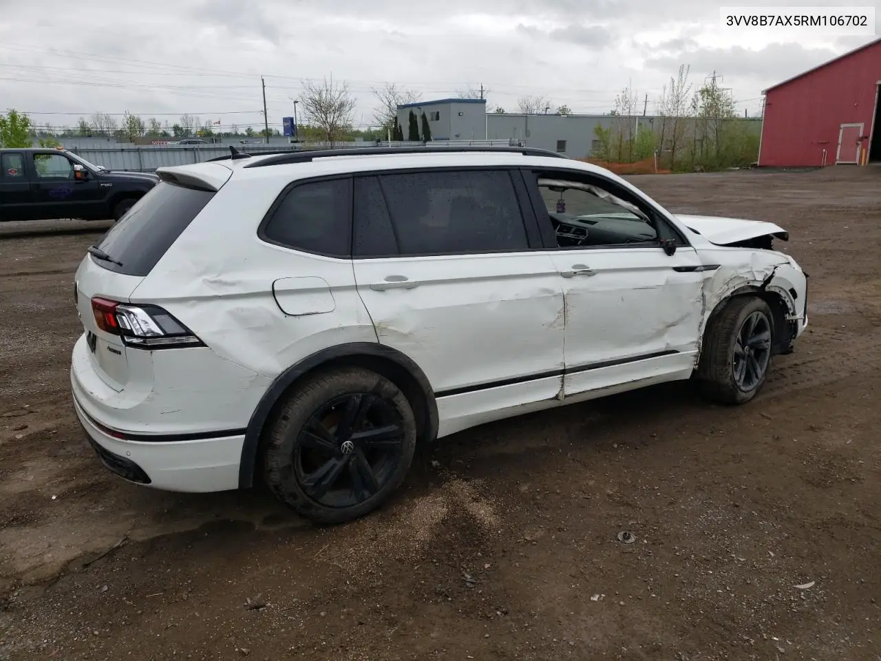2024 Volkswagen Tiguan Se R-Line Black VIN: 3VV8B7AX5RM106702 Lot: 54958375