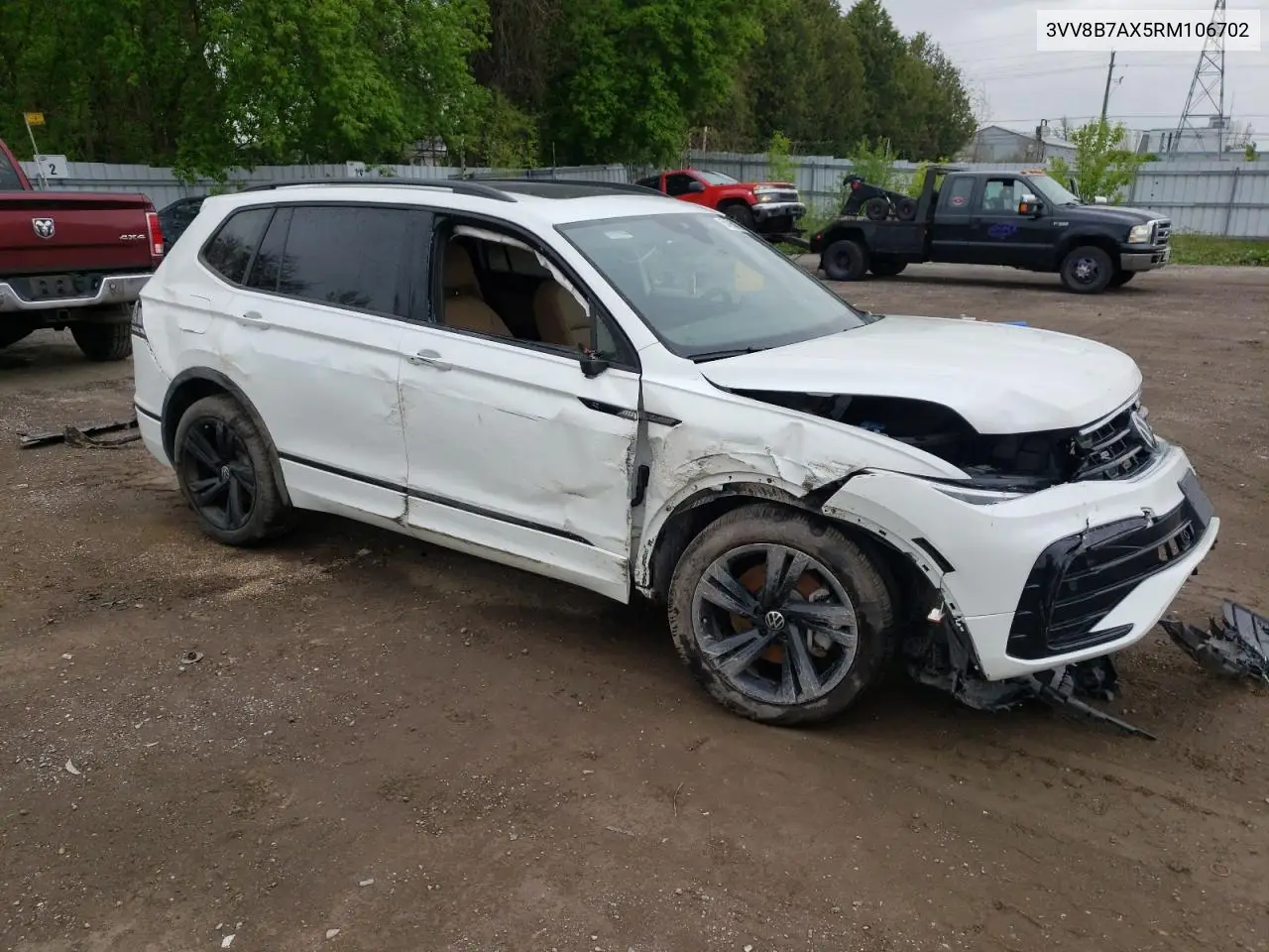 2024 Volkswagen Tiguan Se R-Line Black VIN: 3VV8B7AX5RM106702 Lot: 54958375