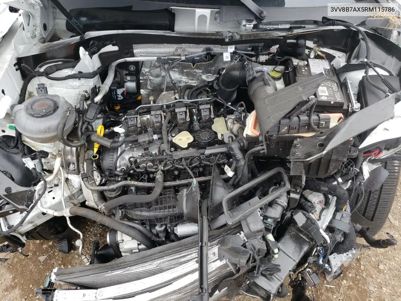 2024 Volkswagen Tiguan Se R-Line Black VIN: 3VV8B7AX5RM115786 Lot: 58658405