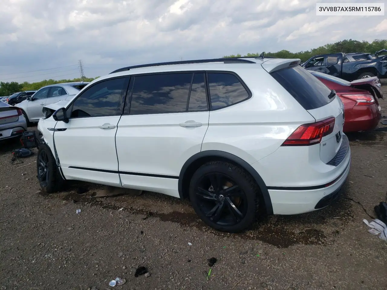 2024 Volkswagen Tiguan Se R-Line Black VIN: 3VV8B7AX5RM115786 Lot: 58658405