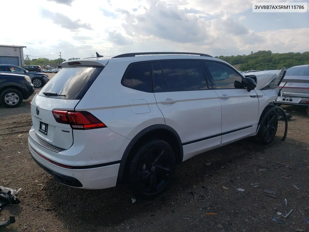 2024 Volkswagen Tiguan Se R-Line Black VIN: 3VV8B7AX5RM115786 Lot: 58658405