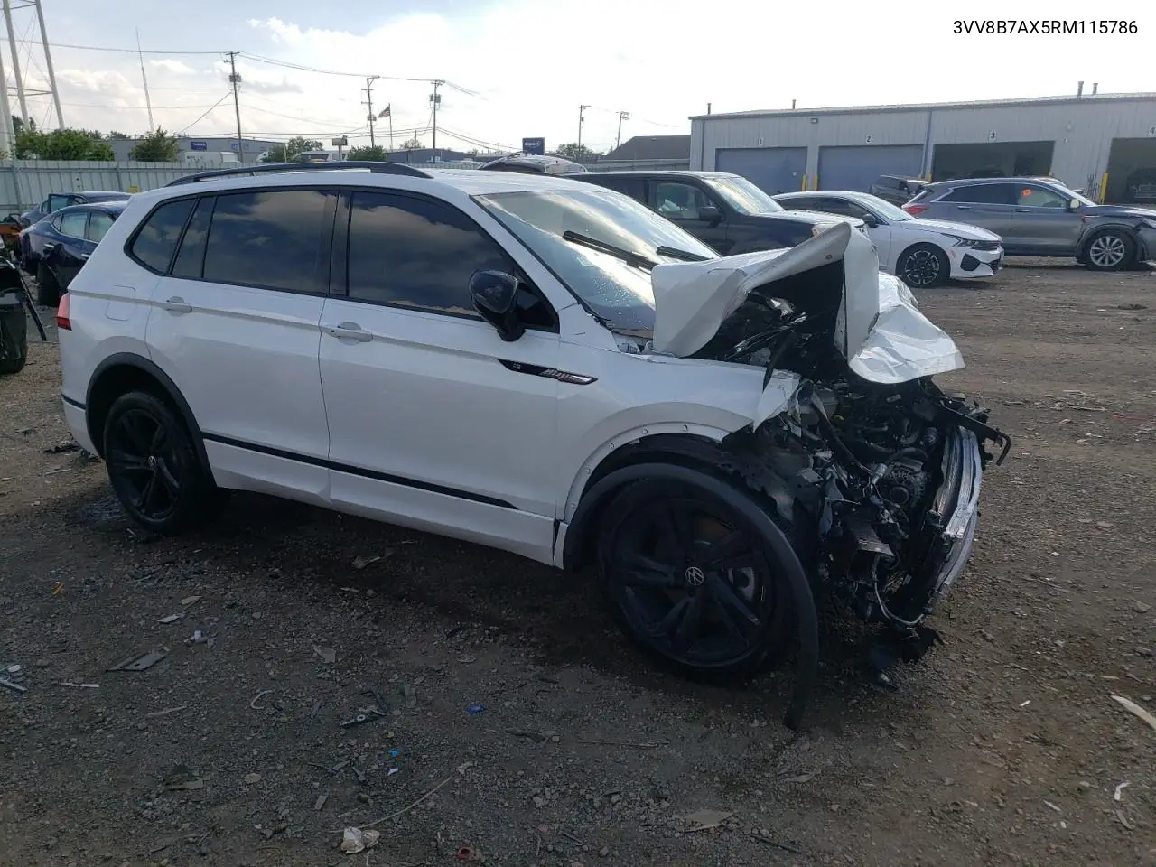 2024 Volkswagen Tiguan Se R-Line Black VIN: 3VV8B7AX5RM115786 Lot: 58658405