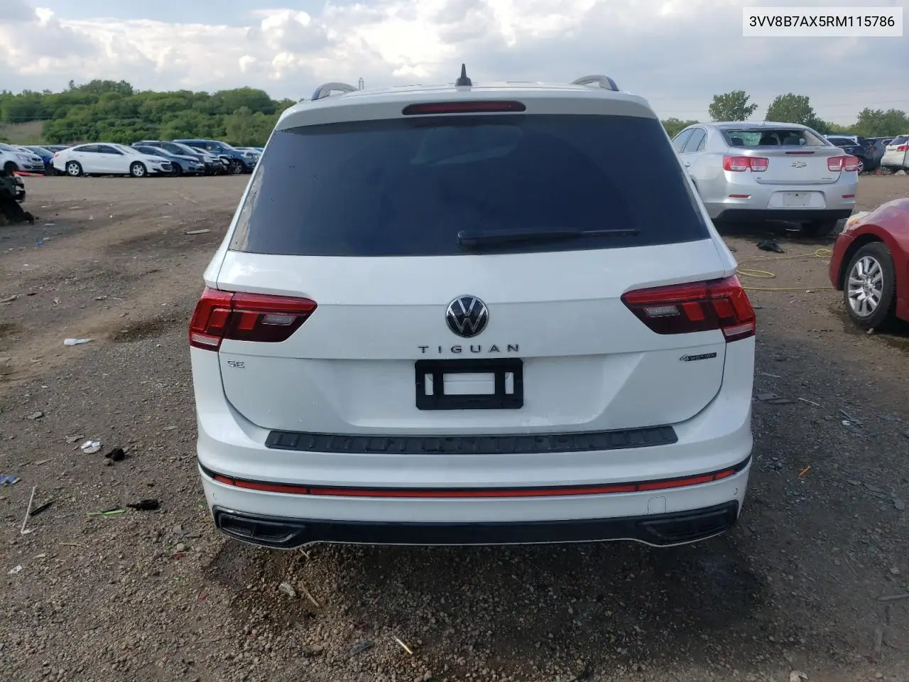 2024 Volkswagen Tiguan Se R-Line Black VIN: 3VV8B7AX5RM115786 Lot: 58658405