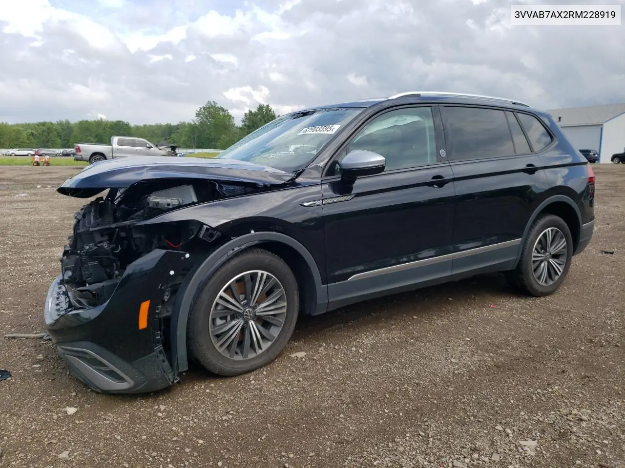 2024 Volkswagen Tiguan Wolfsburg VIN: 3VVAB7AX2RM228919 Lot: 62903595