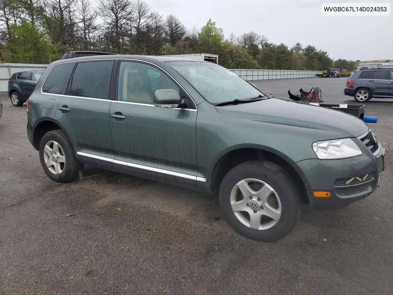 2004 Volkswagen Touareg 3.2 VIN: WVGBC67L14D024353 Lot: 57021865