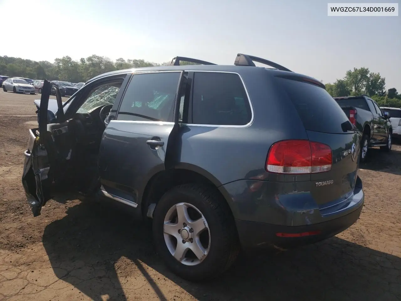 2004 Volkswagen Touareg 3.2 VIN: WVGZC67L34D001669 Lot: 58961755
