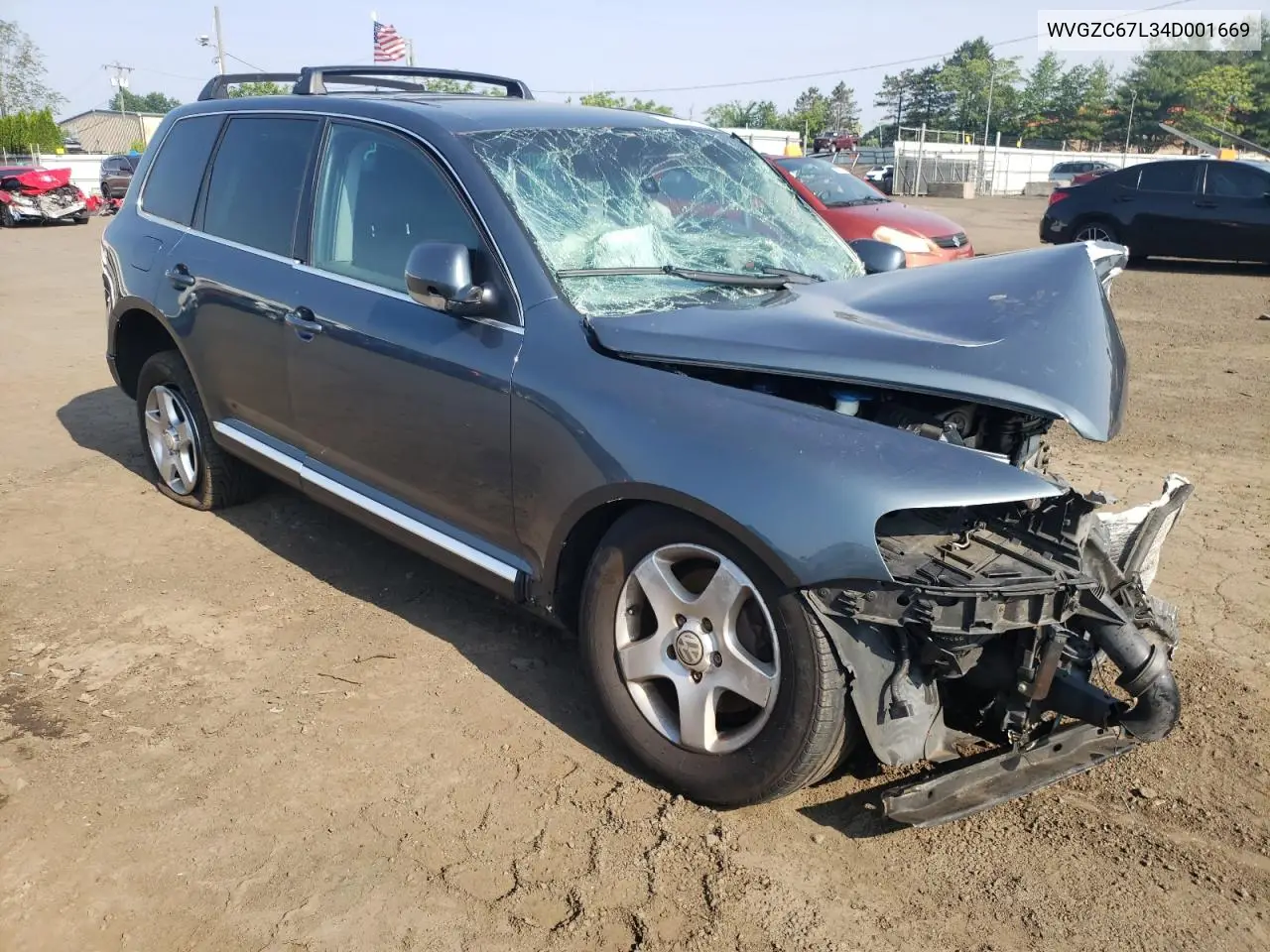 2004 Volkswagen Touareg 3.2 VIN: WVGZC67L34D001669 Lot: 58961755