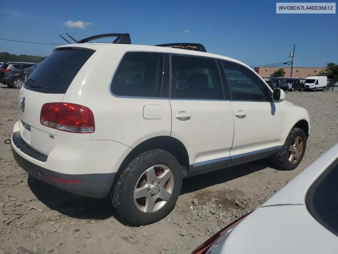 2004 Volkswagen Touareg 3.2 VIN: WVGBC67L44D036612 Lot: 62143055