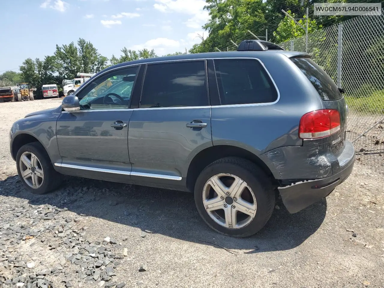 2004 Volkswagen Touareg 4.2 VIN: WVGCM67L94D006541 Lot: 62552605