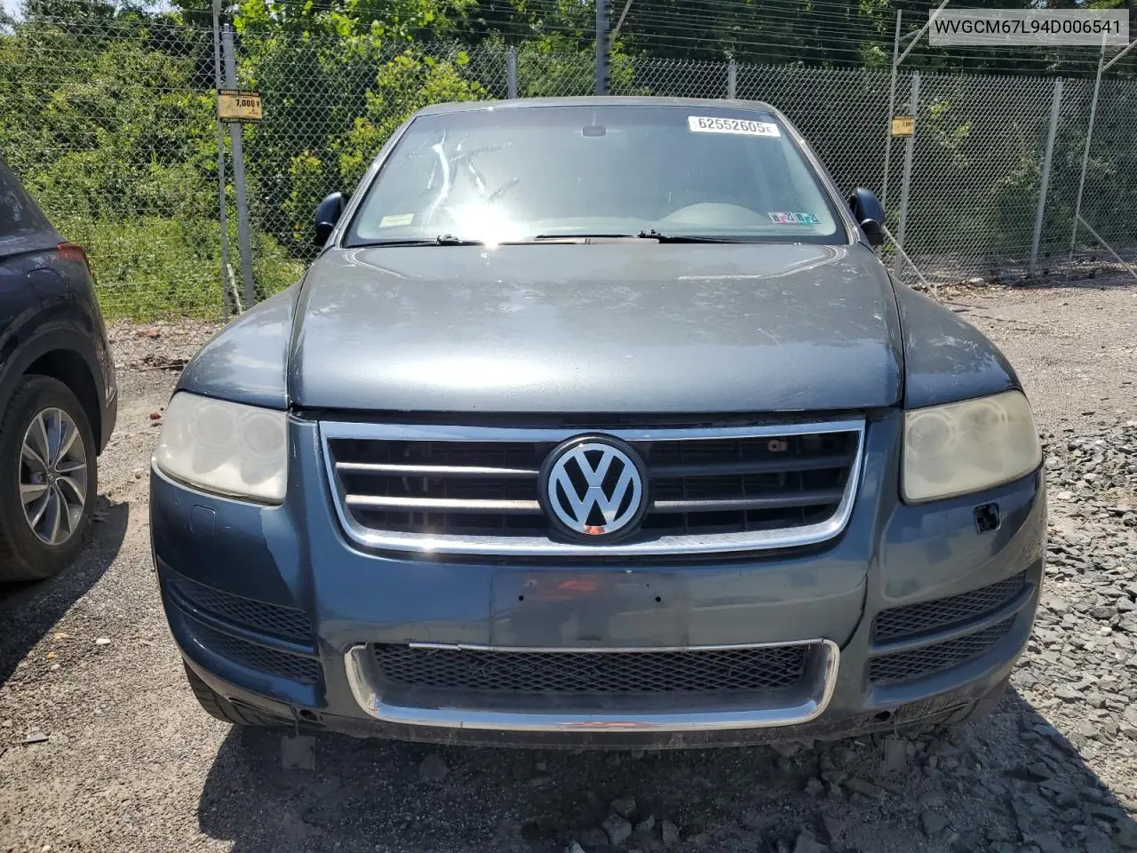 2004 Volkswagen Touareg 4.2 VIN: WVGCM67L94D006541 Lot: 62552605
