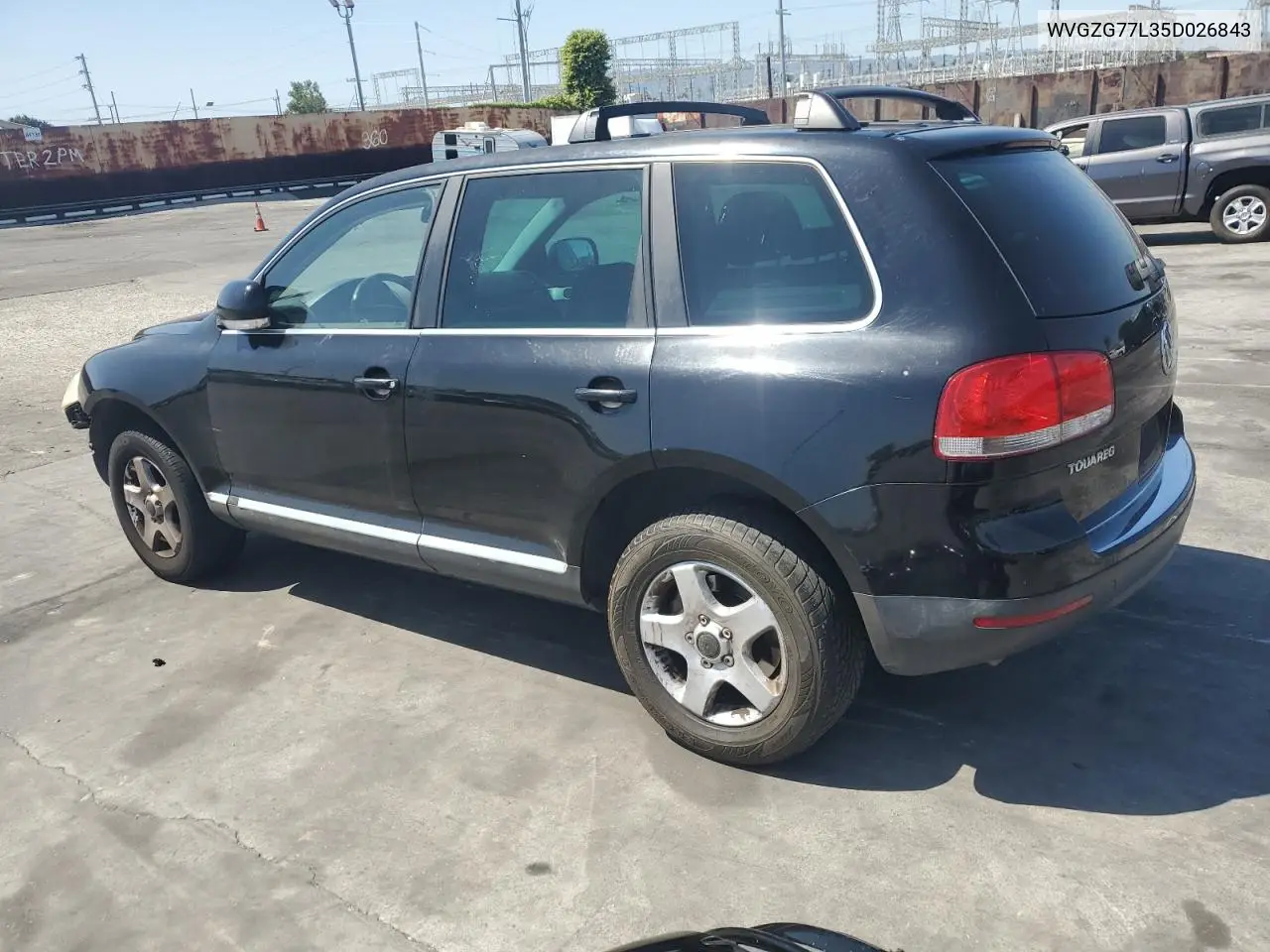 2005 Volkswagen Touareg 3.2 VIN: WVGZG77L35D026843 Lot: 51856325