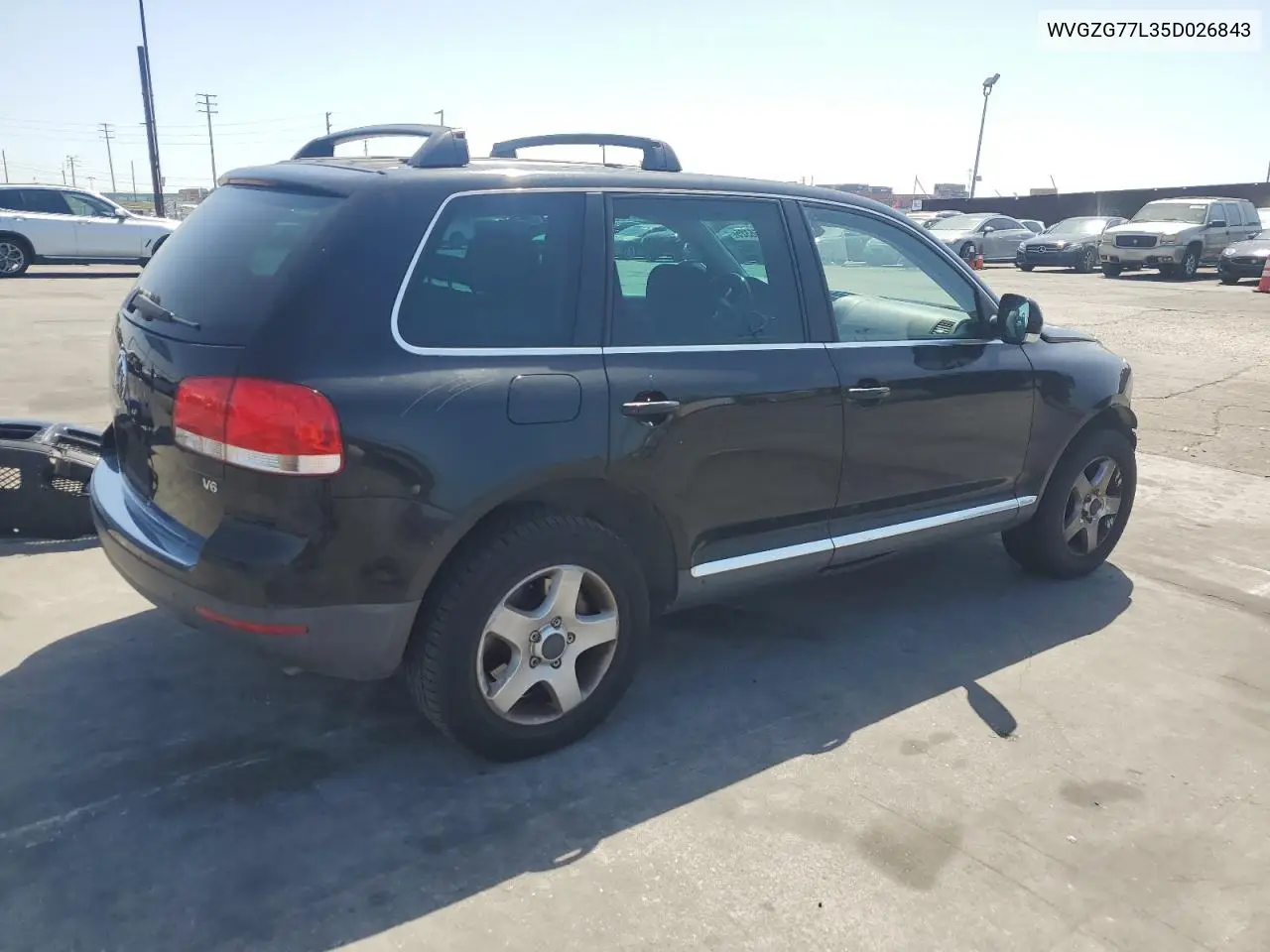 2005 Volkswagen Touareg 3.2 VIN: WVGZG77L35D026843 Lot: 51856325