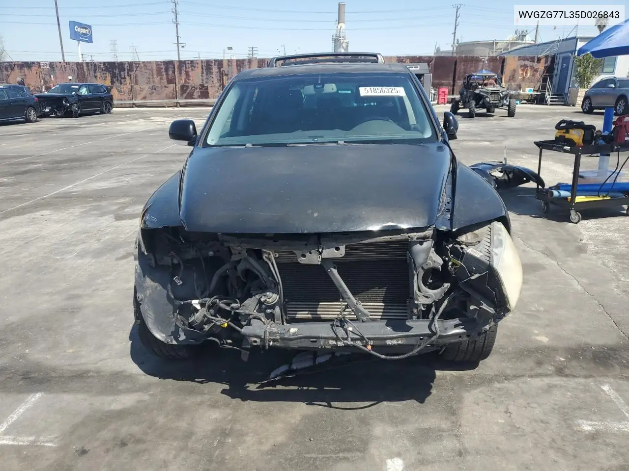 2005 Volkswagen Touareg 3.2 VIN: WVGZG77L35D026843 Lot: 51856325