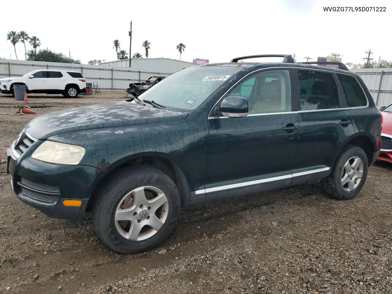 2005 Volkswagen Touareg 3.2 VIN: WVGZG77L95D071222 Lot: 54058875