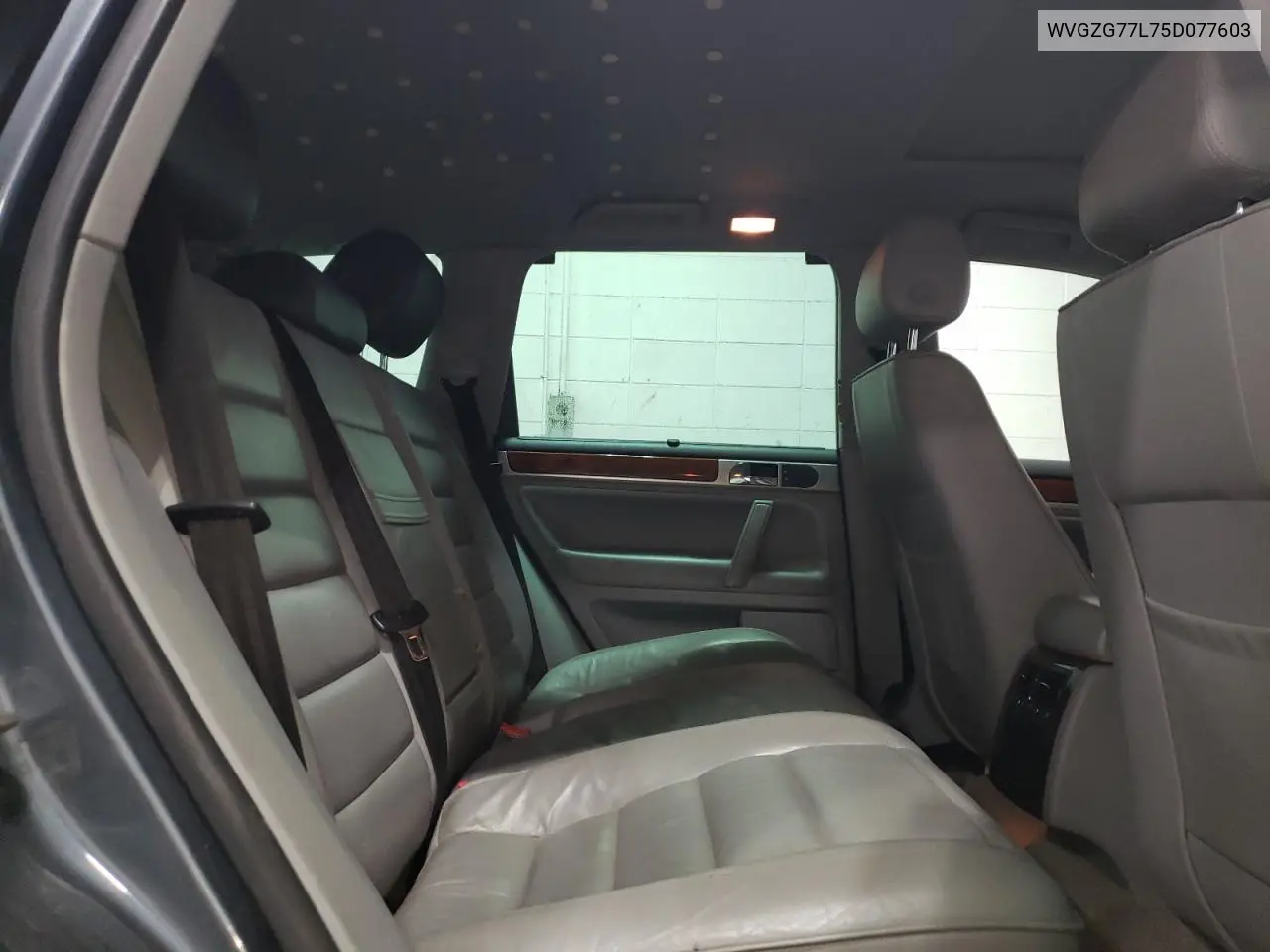 2005 Volkswagen Touareg 3.2 VIN: WVGZG77L75D077603 Lot: 54355465