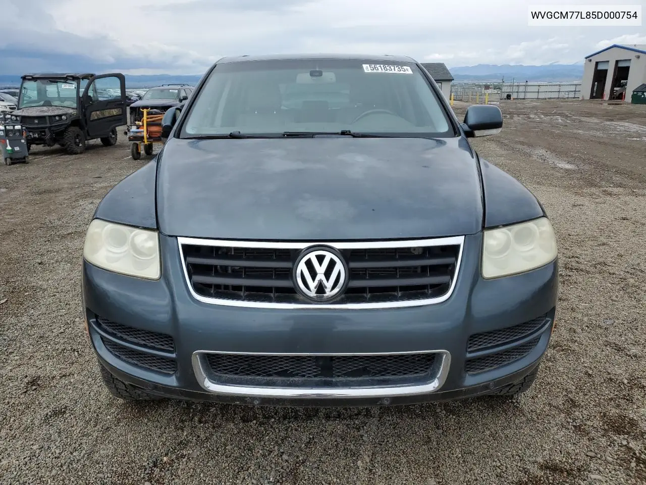 2005 Volkswagen Touareg 4.2 VIN: WVGCM77L85D000754 Lot: 56183735