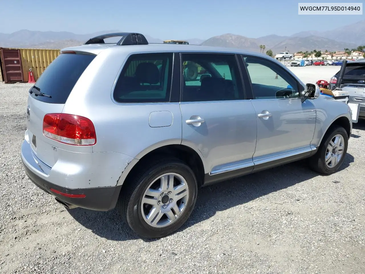 2005 Volkswagen Touareg 4.2 VIN: WVGCM77L95D014940 Lot: 60156795